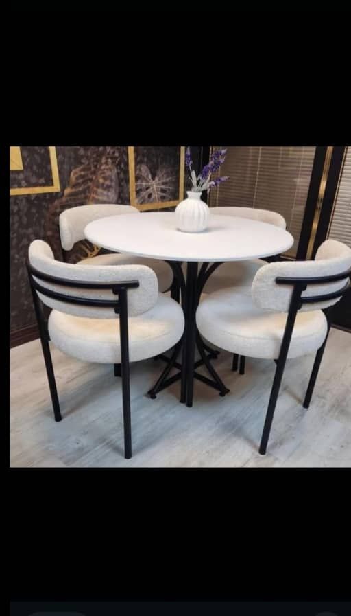 میزناهار خوری 4نفره پارچه تدی