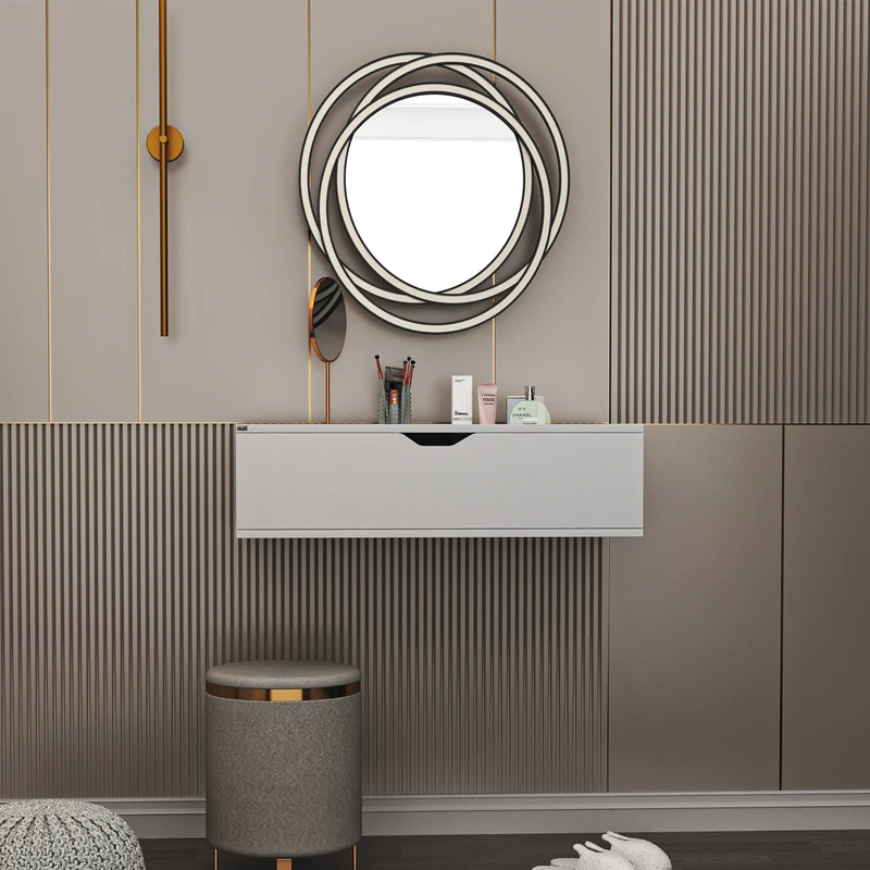 میز آرایش مدرن دیواری