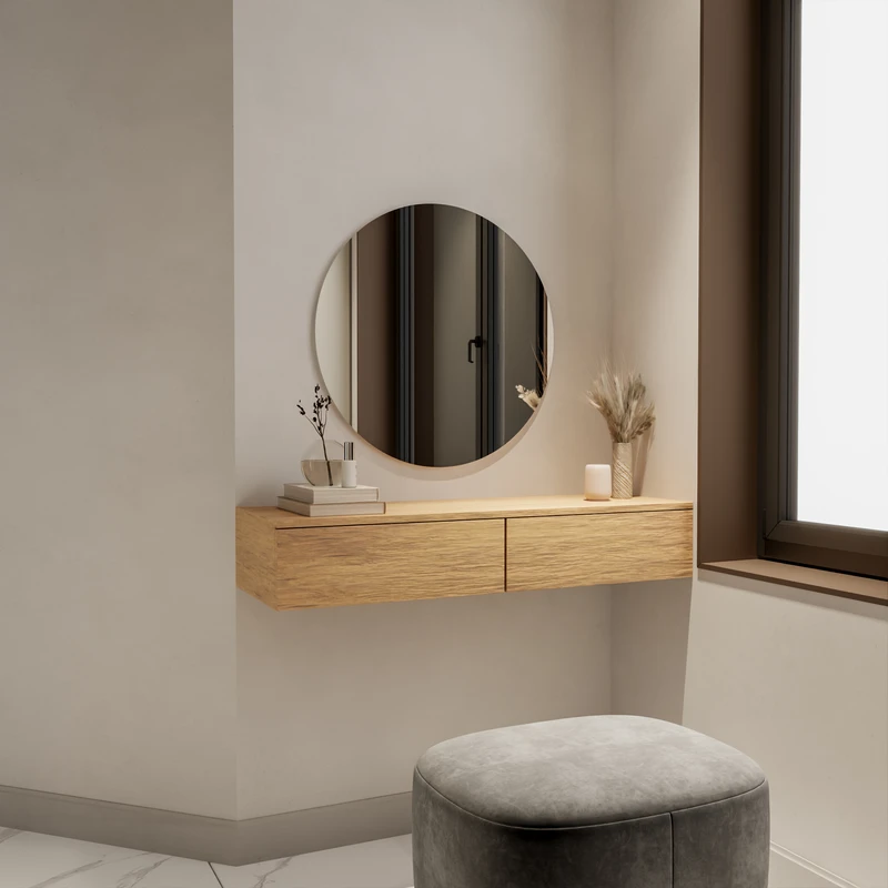 میز آرایش مدل مدرن دیواری